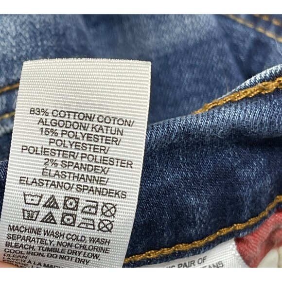 Lucky Brand Jeans Charlie Baby Boot Size 8/29 Low Rise Med Wash - Picture 6 of 7